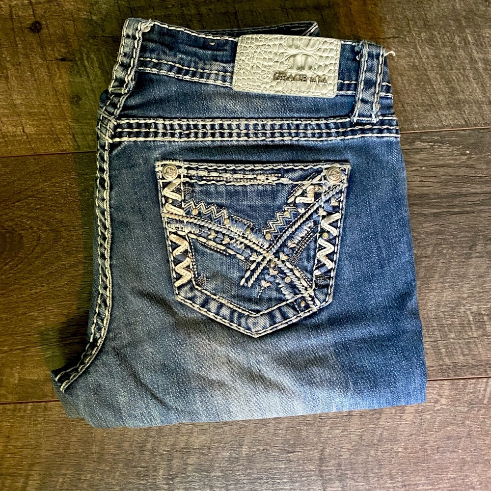 GRACE in LA Bootcut Size 28 XL Inseam